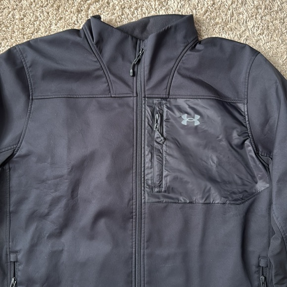 NWT Men's Under Armour ColdGear Black Infrared Shield 2.0 Soft Shell Size XXL - Picture 4 of 14